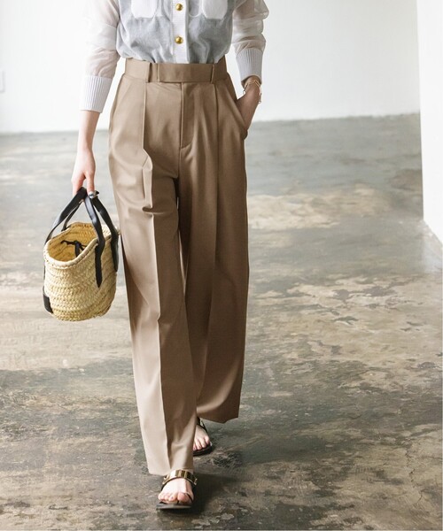 Noble（ノーブル）の「《追加2》エステルツイルストレッチスラックスパンツ（スラックス・レディース・モカ・38/36/34/40）」の16枚目の写真