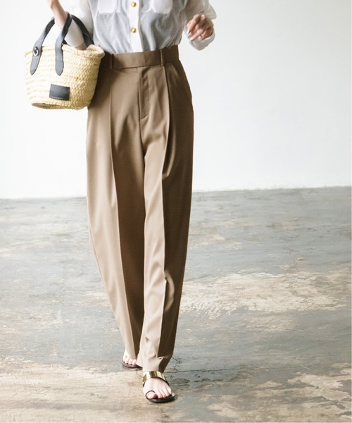 Noble（ノーブル）の「《追加2》エステルツイルストレッチスラックスパンツ（スラックス・レディース・モカ・38/36/34/40）」の17枚目の写真