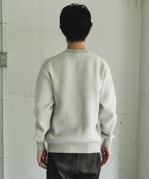 URBAN RESEARCH DOORS（アーバンリサーチドアーズ）の「ジャガードモールニットプルオーバー（ニット/セーター・メンズ・ライトブラウン/ブルー/ブラック/ライトベージュ・LARGE/MEDIUM）」の14枚目の写真