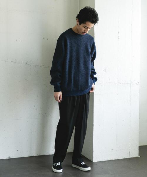 URBAN RESEARCH DOORS（アーバンリサーチドアーズ）の「ジャガードモールニットプルオーバー（ニット/セーター・メンズ・ライトブラウン/ブルー/ブラック/ライトベージュ・LARGE/MEDIUM）」の22枚目の写真