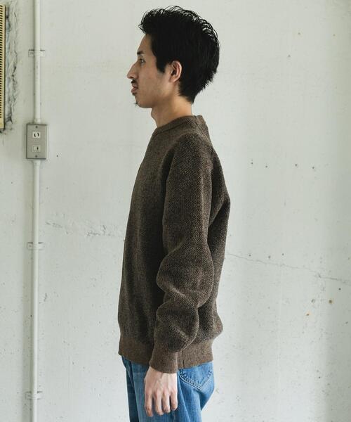 URBAN RESEARCH DOORS(アーバンリサーチドアーズ)の「ジャガードモールニットプルオーバー(ニット/セーター・メンズ・ライトブラウン/ブルー/ブラック/ライトベージュ・LARGE/MEDIUM)」の18枚目の写真