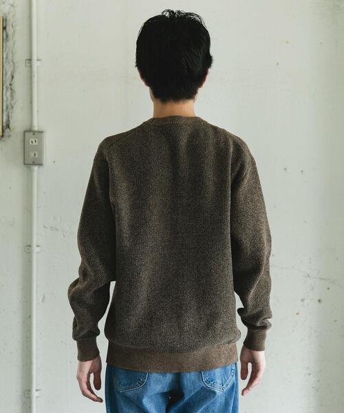 URBAN RESEARCH DOORS(アーバンリサーチドアーズ)の「ジャガードモールニットプルオーバー(ニット/セーター・メンズ・ライトブラウン/ブルー/ブラック/ライトベージュ・LARGE/MEDIUM)」の19枚目の写真