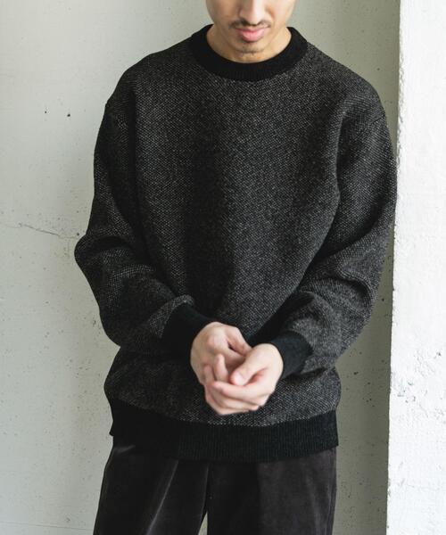 URBAN RESEARCH DOORS(アーバンリサーチドアーズ)の「ジャガードモールニットプルオーバー(ニット/セーター・メンズ・ライトブラウン/ブルー/ブラック/ライトベージュ・LARGE/MEDIUM)」の15枚目の写真