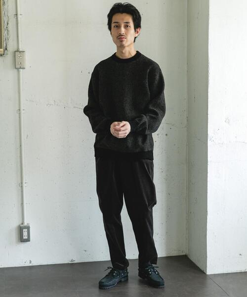URBAN RESEARCH DOORS(アーバンリサーチドアーズ)の「ジャガードモールニットプルオーバー(ニット/セーター・メンズ・ライトブラウン/ブルー/ブラック/ライトベージュ・LARGE/MEDIUM)」の5枚目の写真