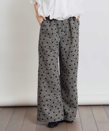 PICCIN | 【セットアップ可能】フロッキーハートヘリンボーンパンツ(その他パンツ)