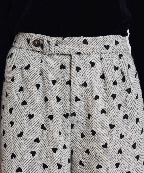 PICCIN（ピッチン）の「【セットアップ可能】フロッキーハートヘリンボーンパンツ（その他パンツ・レディース・モカ/ベージュ・M）」の20枚目の写真
