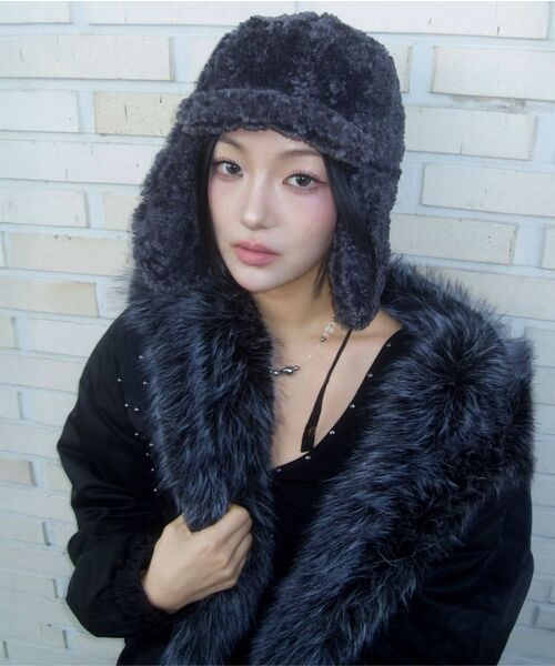 Midnight Move(ミッドナイトムーブ)の「fur ny jumper (khaki)(その他アウター・レディース・その他・FREE)」の7枚目の写真