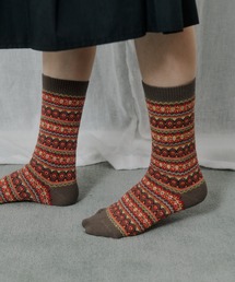 I HATE MONDAY（アイヘイトマンデー）の「「I HATE MONDAY / アイヘイトマンデー」ジャガード ソックス（ソックス/靴下）」