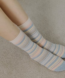 I HATE MONDAY（アイヘイトマンデー）の「「I HATE MONDAY / アイヘイトマンデー」ジャガード ソックス（ソックス/靴下）」