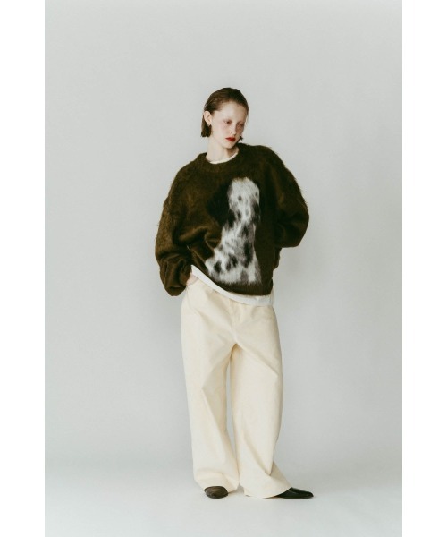 Knuth Marf（クヌースマーフ）の「K motif velveteen pants(unisex)（その他パンツ・レディース・グリーン系その他/ブラック/アイボリー・X-SMALL/SMALL/MEDIUM）」の11枚目の写真