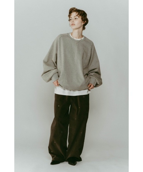 Knuth Marf（クヌースマーフ）の「K motif velveteen pants(unisex)（その他パンツ・レディース・グリーン系その他/ブラック/アイボリー・X-SMALL/SMALL/MEDIUM）」の12枚目の写真