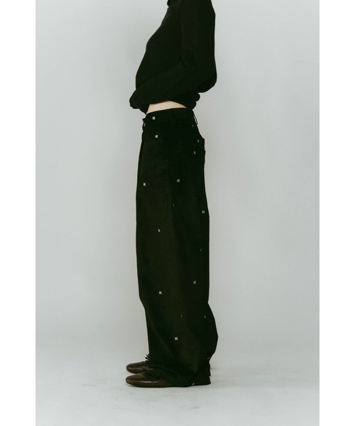 K motif velveteen pants(unisex)（その他パンツ）｜Knuth Marf