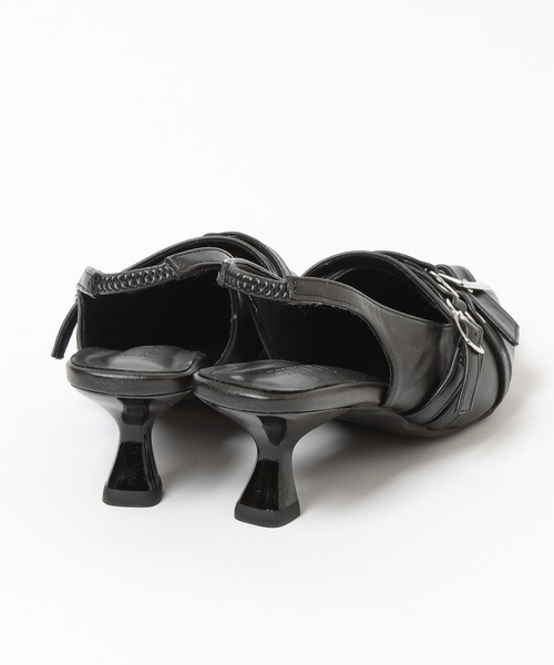 3.3 Field Trip （3.3フィールドトリップ）の「3.3 Field Trip／ベルトデザインミュール（パンプス・レディース・オフホワイト/ブラック/カモフラージュ/グレー系カモフラージュ/その他2・MEDIUM/LARGE）」の22枚目の写真