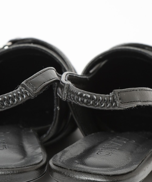 3.3 Field Trip （3.3フィールドトリップ）の「3.3 Field Trip／ベルトデザインミュール（パンプス・レディース・オフホワイト/ブラック/カモフラージュ/グレー系カモフラージュ/その他2・MEDIUM/LARGE）」の7枚目の写真