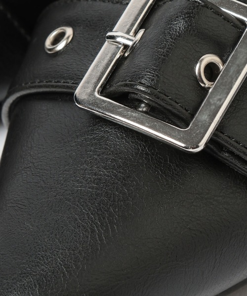 3.3 Field Trip （3.3フィールドトリップ）の「3.3 Field Trip／ベルトデザインミュール（パンプス・レディース・オフホワイト/ブラック/カモフラージュ/グレー系カモフラージュ/その他2・MEDIUM/LARGE）」の13枚目の写真