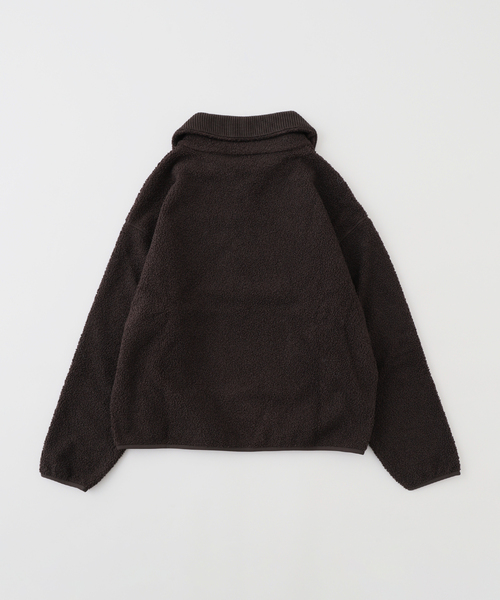 LACOSTE(ラコステ)の「LACOSTE / ラコステ BOA HALF ZIP(その他トップス・メンズ・アイボリー/ブラウン・4/3)」の3枚目の写真
