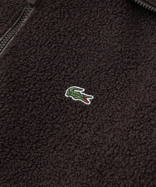 LACOSTE(ラコステ)の「LACOSTE / ラコステ BOA HALF ZIP(その他トップス・メンズ・アイボリー/ブラウン・4/3)」の5枚目の写真