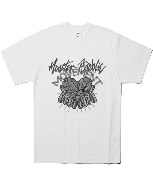 MONSTER REPUBLIC(モンスターリパブリック)の「マイハート グレー Tシャツ ホワイト(Tシャツ/カットソー・レディース・その他・LARGE/MEDIUM/SMALL/X-LARGE)」の1枚目の写真