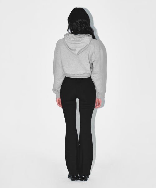 BORN TO WIN（ボーントゥウィン）の「W SILVER B CROP HOODIE [MELANGE GREY]（パーカー・レディース・その他・1/2/3）」の5枚目の写真