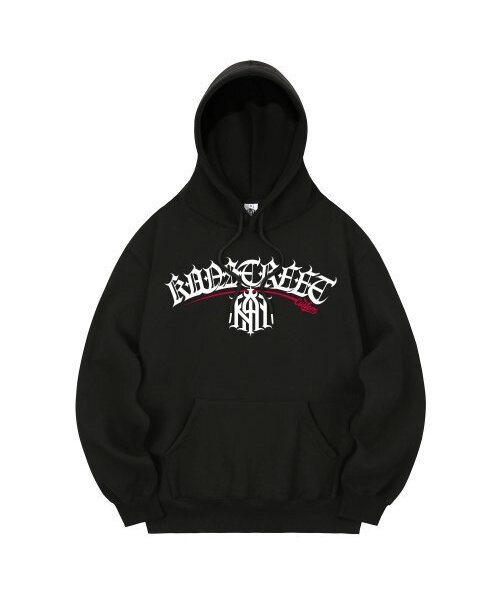 KAN6312(カン6312)の「KHB0159 レタリングカンシンボル起毛フードパーカー - ブラック(パーカー・メンズ・その他・MEDIUM/LARGE/X-LARGE)」の1枚目の写真