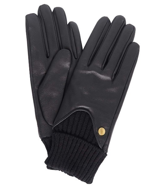 バーバリー BURBERRY ブラックレーベル キルティング レザーグローブ