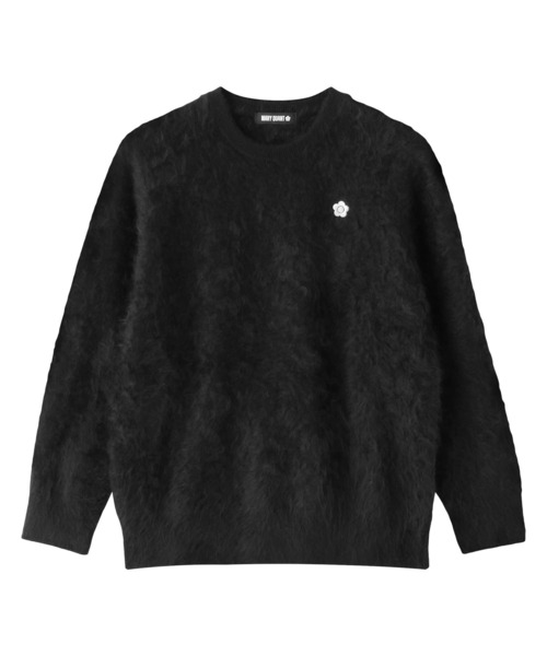 MARY QUANT(マリークワント)の「カシミヤシャギーニット プルオーバー(ニット/セーター・レディース・ブラック・M)」の2枚目の写真