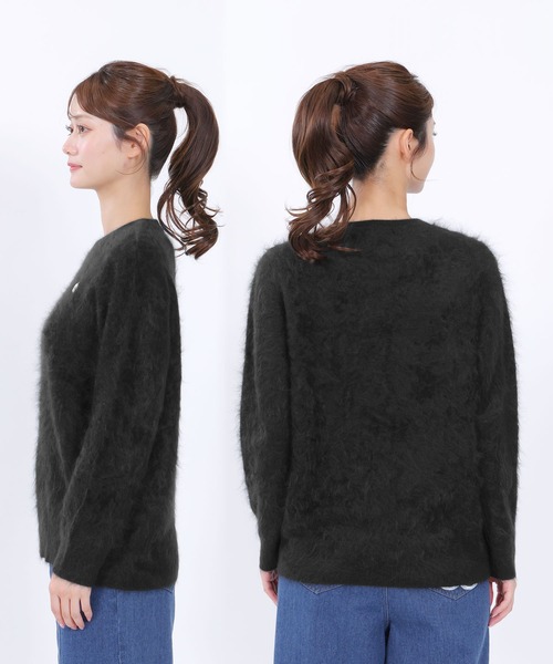 MARY QUANT(マリークワント)の「カシミヤシャギーニット プルオーバー(ニット/セーター・レディース・ブラック・M)」の3枚目の写真
