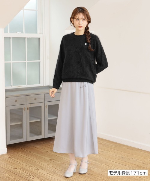 MARY QUANT(マリークワント)の「カシミヤシャギーニット プルオーバー(ニット/セーター・レディース・ブラック・M)」の5枚目の写真