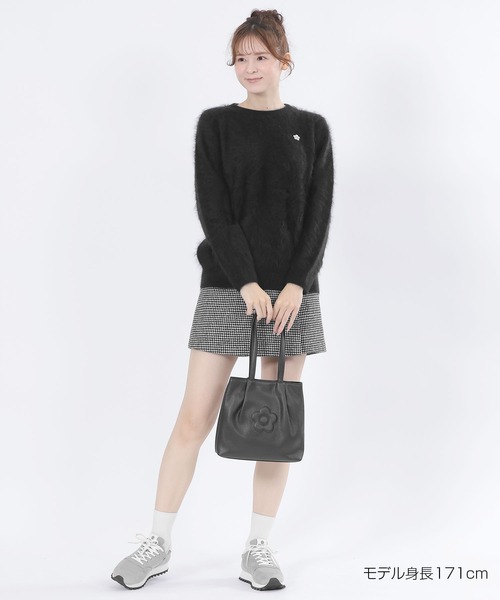 MARY QUANT(マリークワント)の「カシミヤシャギーニット プルオーバー(ニット/セーター・レディース・ブラック・M)」の7枚目の写真