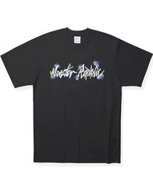 ムーブメント ベーシック フラワー ホワイト Tシャツ ブラック