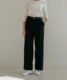 LAMINEZ（ラミネズ）の「バックフラップスラックス - ブラック（スラックス）」