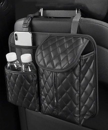 NOLITA LABORATORY（ノリータラボラトリー）の「【 NOLITA / ノリータ 】 車用 シートバック 収納ポケット PU レザー ドリンクホルダー 付き 車内オーガナイザー バックポケット（収納グッズ・メンズ）」
