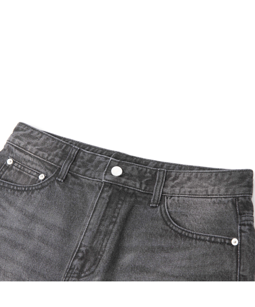 GRAYBLVD（グレイブラバット）の「ラファエルワイドブラシデニムパンツ GJADP91 (ブラック)（デニムパンツ・レディース・その他・LARGE/MEDIUM/X-LARGE）」の6枚目の写真