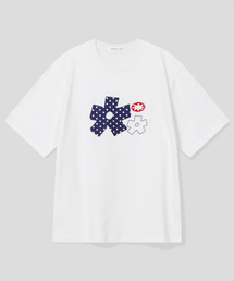 SLOW RECORD HOUSE（スローレコードハウス）の「ポルカドットスターTシャツ_ホワイト（Tシャツ/カットソー）」
