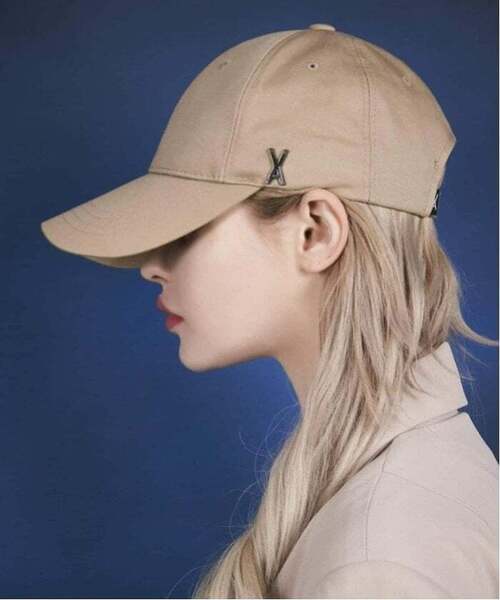 VARZAR（バザール）の「《追加2》【VARZAR/バザール】 Stud logo over fit ball cap VARZAR496（ハット・メンズ・ベージュ/ブラック・FREE）」の2枚目の写真