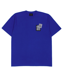 ビビディディスオーダーパッチTシャツ(ブルー)