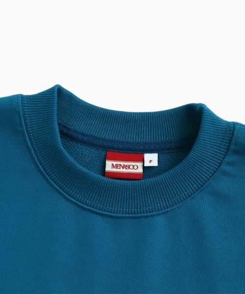MENASOO(ミナス)の「UNISEX_CIRCLE LOGO SWEATSHIRT_BLUE(スウェット・レディース・ブルー・F)」の7枚目の写真