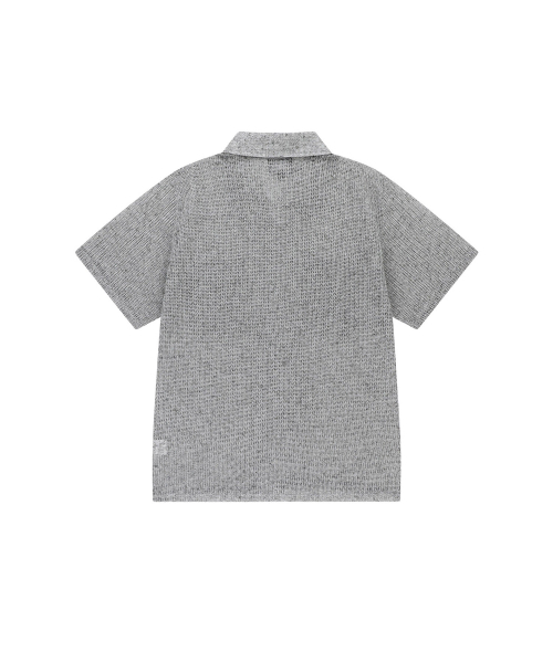 ENDOOR(エンドア)の「Needle crochet 1/2 shirt (gray bokashi)(シャツ/ブラウス・メンズ・その他・1/2)」の2枚目の写真