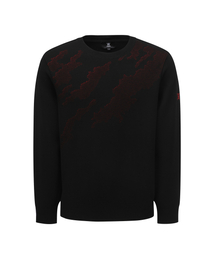MEN SP CAMO PATTERN SWEATER_BK