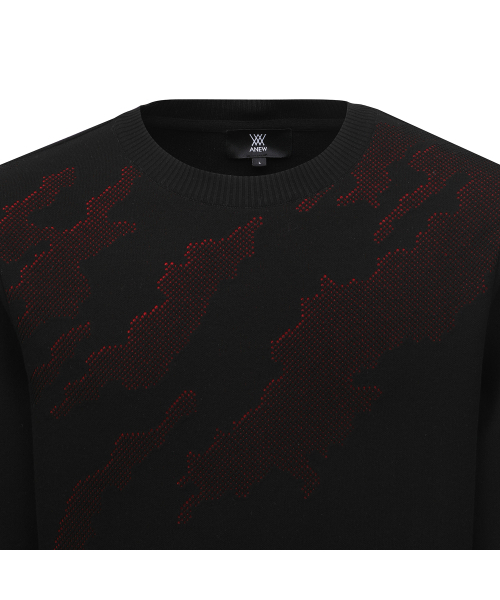 ANEW GOLF（アニューゴルフ）の「MEN SP CAMO PATTERN SWEATER_BK（ニット/セーター・メンズ・その他・XX-LARGE/MEDIUM/LARGE/X-LARGE）」の5枚目の写真