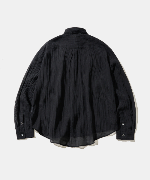 Diamond Layla(ダイアモンドレイラ)の「Crepe Beach Cover-Up S178 Shadow Black(シャツ/ブラウス・レディース・その他・SMALL/MEDIUM)」の3枚目の写真