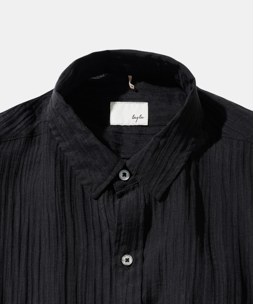 Diamond Layla(ダイアモンドレイラ)の「Crepe Beach Cover-Up S178 Shadow Black(シャツ/ブラウス・レディース・その他・SMALL/MEDIUM)」の4枚目の写真
