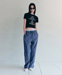 CURRENT（カレント）の「SUMMER TRACK PANTS [DEEP VIOLET]（スウェットパンツ）」