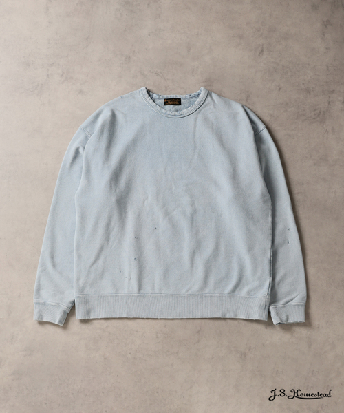 JOURNAL STANDARD J.S HOMESTEAD（ジャーナルスタンダードホームステッド）の「J.S.Homestead / パシフィック 裏毛 ダメージ スウェット（スウェット・メンズ・ライトグレー/Red/ライトブルー/ブラック・X-LARGE/LARGE/MEDIUM）」の3枚目の写真