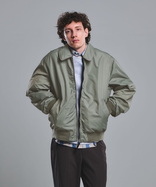 green label relaxing（グリーンレーベルリラクシング）の「【別注】＜ALPHA INDUSTRIES＞リバーシブル CWU フライトジャケット ブルゾン（その他アウター・メンズ・ブラック・M/L）」の8枚目の写真