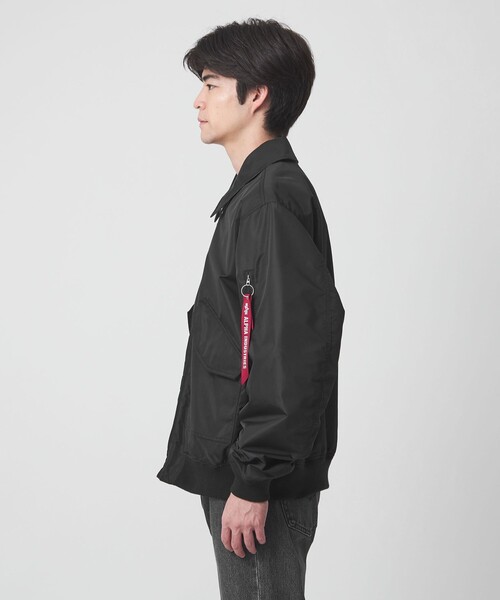green label relaxing（グリーンレーベルリラクシング）の「【別注】＜ALPHA INDUSTRIES＞リバーシブル CWU フライトジャケット ブルゾン（その他アウター・メンズ・ブラック・M/L）」の13枚目の写真