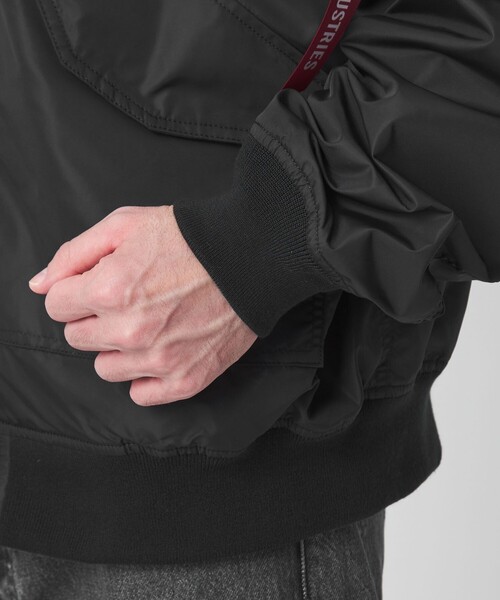 green label relaxing（グリーンレーベルリラクシング）の「【別注】＜ALPHA INDUSTRIES＞リバーシブル CWU フライトジャケット ブルゾン（その他アウター・メンズ・ブラック・M/L）」の17枚目の写真