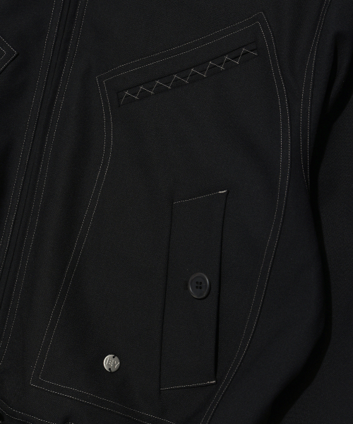 IEY(アイイーワイ)の「HARRIS BELTED JACKET Black(その他アウター・レディース・その他・MEDIUM)」の5枚目の写真