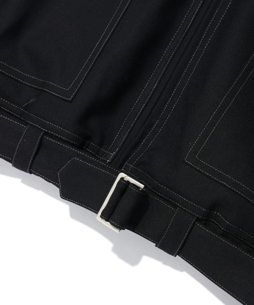 IEY(アイイーワイ)の「HARRIS BELTED JACKET Black(その他アウター・レディース・その他・MEDIUM)」の6枚目の写真