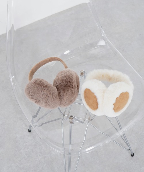 archives（アルシーヴ）の「もこもこイヤマフ（イヤーマフ・レディース・モカ・FREE）」の4枚目の写真